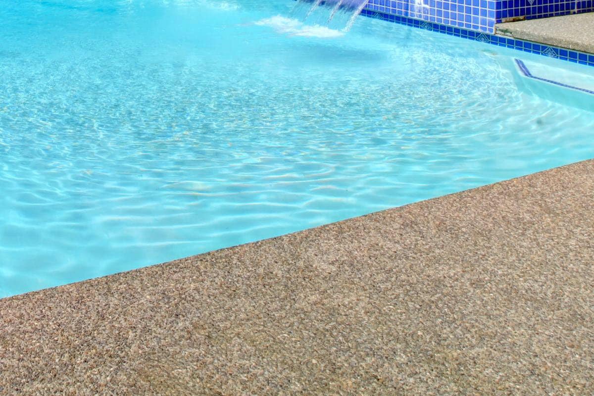 Permeable Paving Concrete And Swimming Pool
